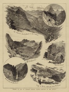Opening of the St Gothard Railway Tunnel, Sketches in the District